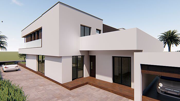 Newly built villa in a central and privileged location of Empuriabrava